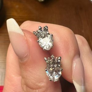 Juicy Couture Crown Stud Earrings
